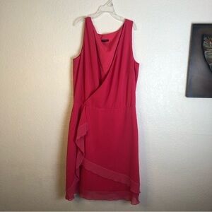 Ann Taylor Pink Asymmetrical Dress